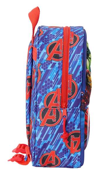Safta Mochila 3D Los Vengadores Avengers Marvel 22x27x10 cm en Rouge et Bleu foncé
