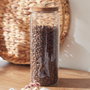 Home Deco Factory Bocal en verre borosilicate avec couvercle en acacia
