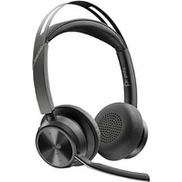 Poly Voyager Focus 2 Casque audio Bluetooth avec réduction de bruit active et micro - 9T9J4AA#AC3 - Noir