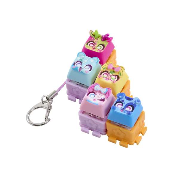 Bizak Clickeez Multi Pack - Pack de 5 touches décoratives avec couleurs, brillances et thèmes variés pour clavier - Modèles assortis