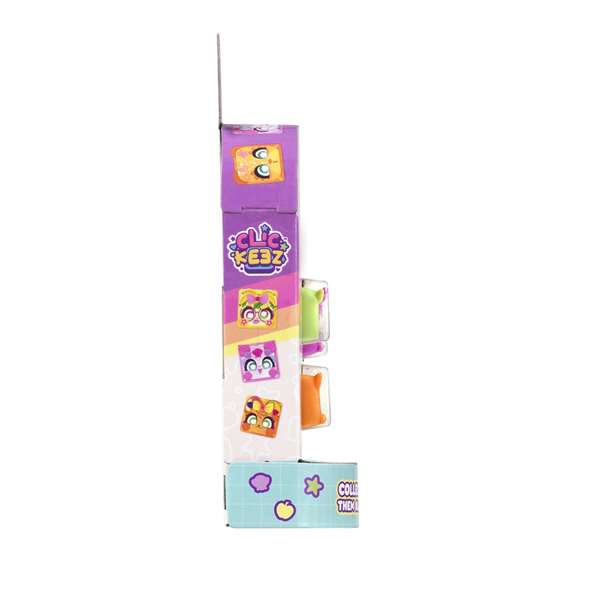 Bizak Clickeez Multi Pack - Pack de 5 touches décoratives avec couleurs, brillances et thèmes variés pour clavier - Modèles assortis