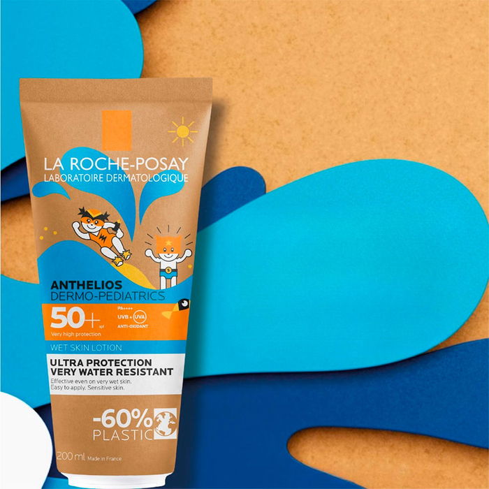 La Roche Posay ANTHELIOS DERMO-PEDIATRICS Crème Solaire SPF50+ 200 ml Peau Sensible et Mouillée
