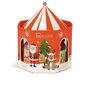 Idc Institute Boîte de carrousel de Noël 4 pièces