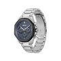 Boss 1514015 avec cadran bleu et bracelet gris