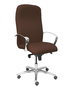 Piqueras y Crespo Chaise de Bureau Caudete Brun foncé