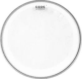 CODE Parche Tom Generator Transparente 13"