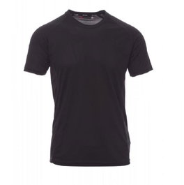 PAYPER T-shirt technique noir manches courtes XL
