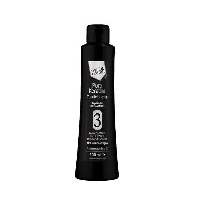 Real Natura Puro Keratina Après-shampoing Réparateur Hydratant (Reconditionné) 300ml Real Natura Puro Keratina Après-shampoing Réparateur Hydratant (Reconditionné) 300ml