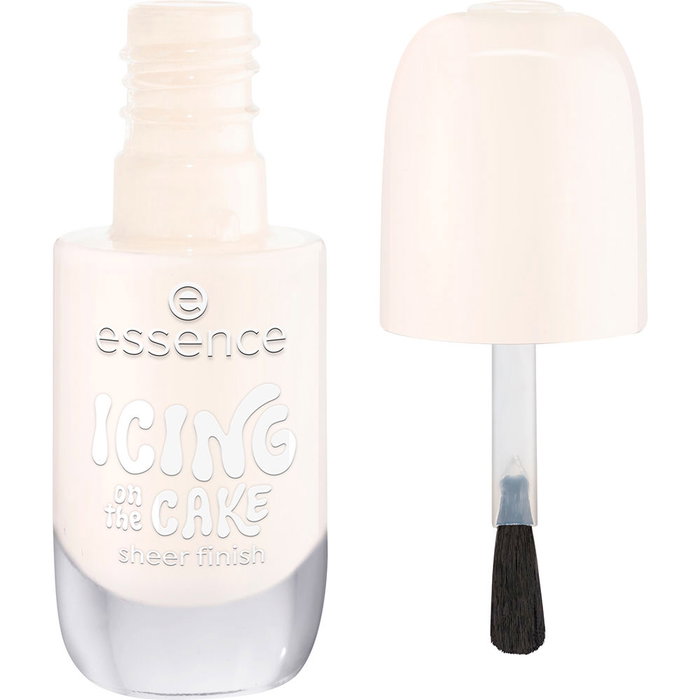 Essence Vernis à Ongles Gel Effet Lumineux Sans Lampe UV - Nuance N°03 Icing On The Cake 8 ml - Tenue Jusqu'à 10 Jours, Application Facile