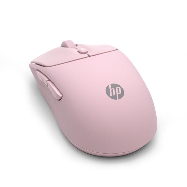 HP Souris sans fil 400 Dual Bluetooth USB 2.4GHz 6000 DPI ergonomique ambidextre Rosa