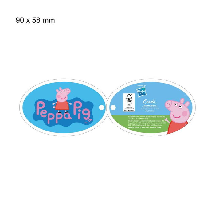Cerdá Chaussons d'intérieur Peppa Pig Rose T24/25