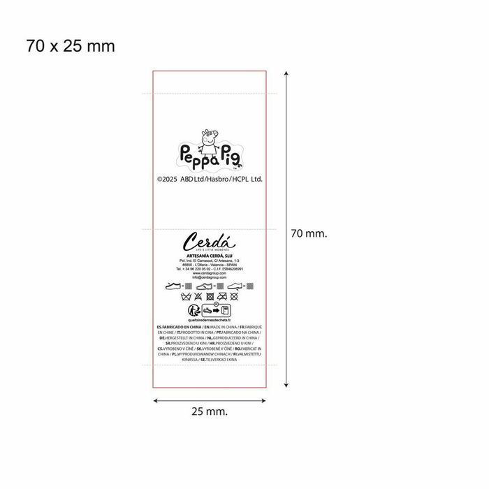 Chaussons Peppa Pig Rose 42