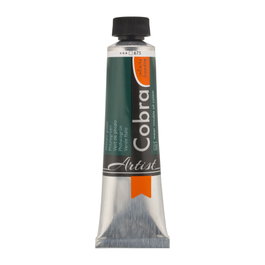 Cobra Artist Color Peinture à l'huile miscible à l'eau Vert phtalo 675, 40 ml