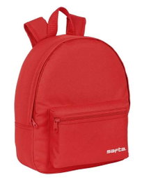 Safta Mini Mochila - Sac à dos pour enfant 3 ans, 27 x 32 x 10 cm, Rouge, 600D Polyester Imperméable