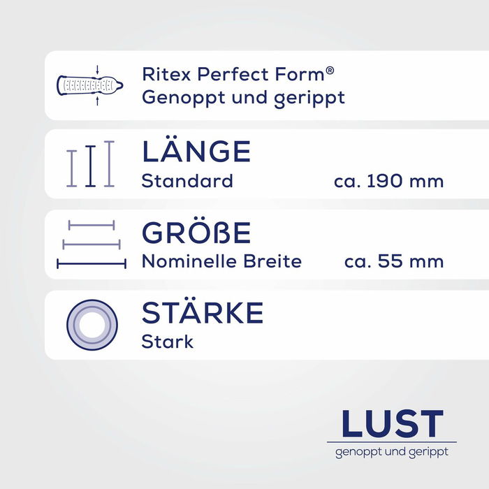 Préservatifs Ritex Lust