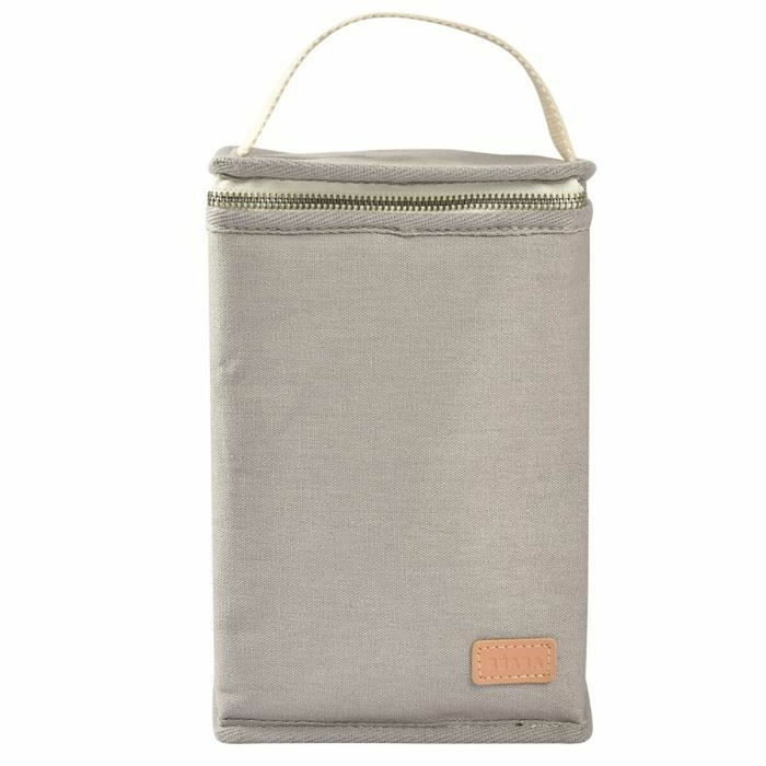 Béaba Pochette repas isotherme gris perle
