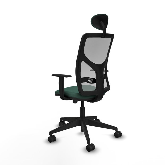 Piqueras Y Crespo Chaise de bureau Motilla, Sincro/Traslack, Vert bouteille et Gris Piqueras Y Crespo Chaise de bureau Motilla, Sincro/Traslack, Vert bouteille et Gris