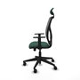 Piqueras Y Crespo Chaise de bureau Motilla, Sincro/Traslack, Vert bouteille et Gris