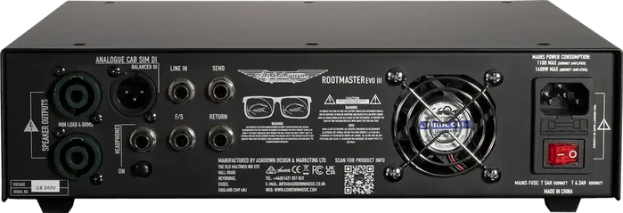 ASHDOWN RM500 EVO III Amplificateur Basse Tête de Transistor 500W ASHDOWN RM500 EVO III Amplificateur Basse Tête de Transistor 500W