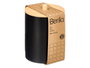 Berilo Bocal en plastique avec couvercle en bambou noir 9 x 13 x 9 cm (Set de 24)