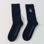 Cerdá Pack de 2 Paires de Chaussettes Real Madrid - Taille Unique 35-38 - Bleu Foncé