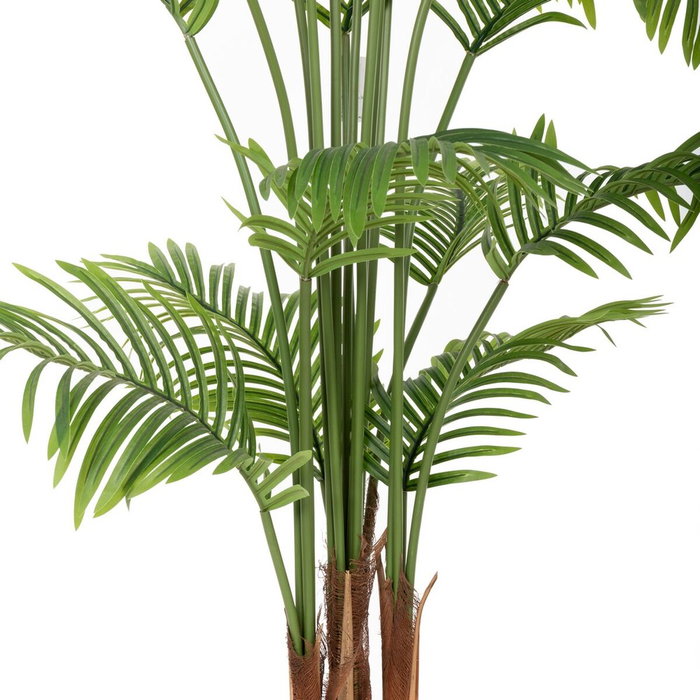 BigBuy Home Plante décorative Areca 150 cm en Polyuréthane et Ciment
