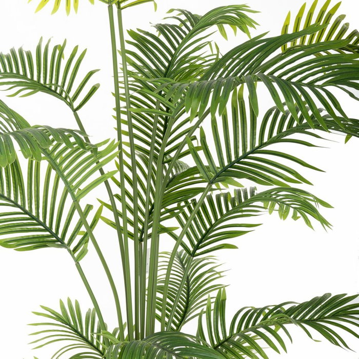 BigBuy Home Plante décorative Areca 150 cm en Polyuréthane et Ciment