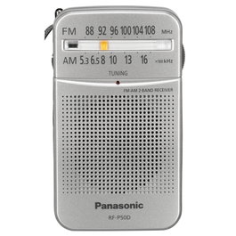 Panasonic RF-P50DEG-S Radio Transistor Rouge Argenté
