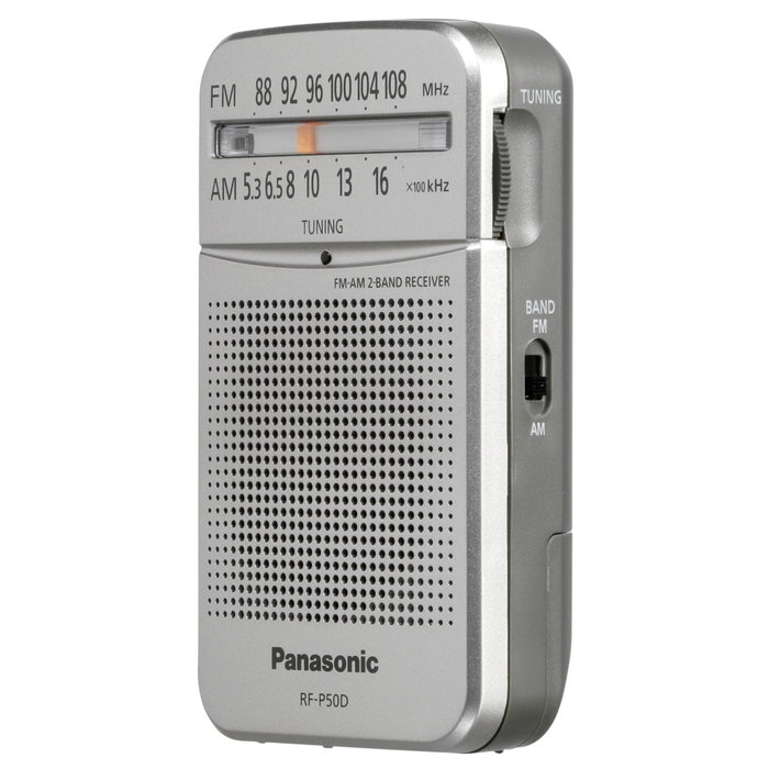 Panasonic RF-P50DEG-S Radio Transistor Rouge Argenté Panasonic RF-P50DEG-S Radio Transistor Rouge Argenté