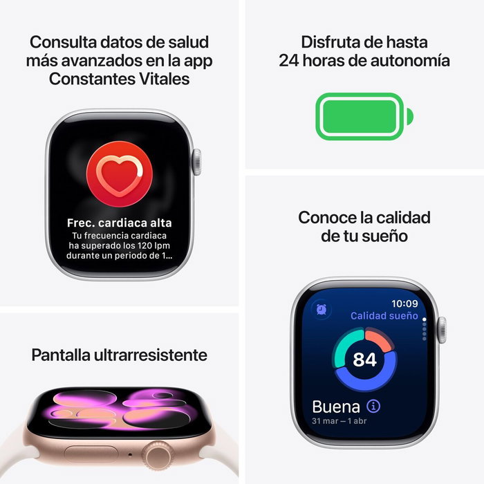 Montre intelligente Apple Watch Series 11 GPS + Cellular Gris 1,77" 42 mm Montre intelligente Apple Watch Series 11 GPS + Cellular Gris 1,77" 42 mm