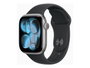 Apple Montre Connectée Series 11 GPS + Cellular 64 Go Aluminium Gris Spatial Bracelet Sport Noir