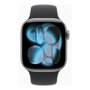 Apple Montre Connectée Series 11 GPS + Cellular 64 Go Aluminium Gris Spatial Bracelet Sport Noir