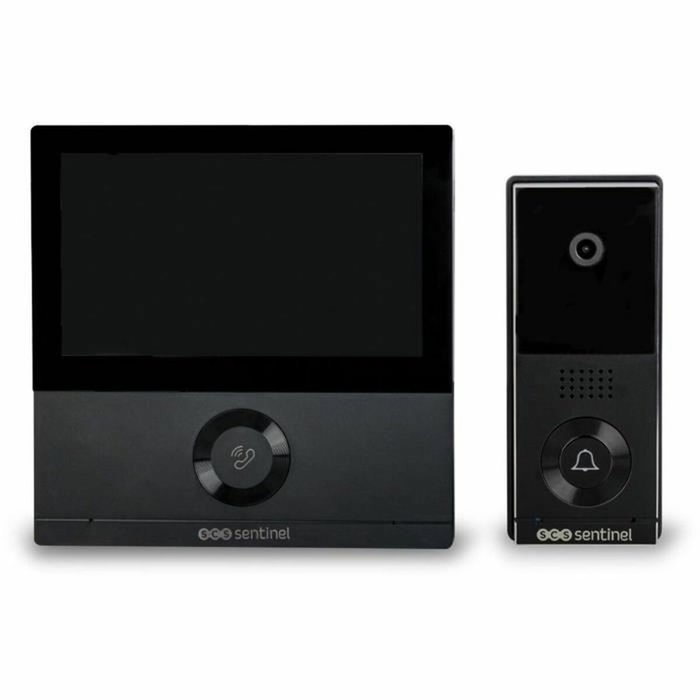 SCS SENTINEL Interphone vidéo connecté VisioWifi Noir