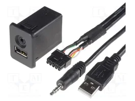 PER.PIC. Adaptateur USB/AUX pour Opel avec Jack 3,5mm et socle USB A