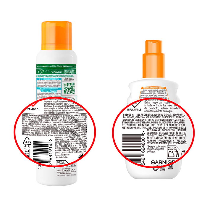 Garnier Invisible Protect Brume Haute Protection SPF30 Spray 150 ml