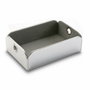 Vide-poches Versa Argent Cuir Synthétique Métal (13 x 6,5 x 20 cm)