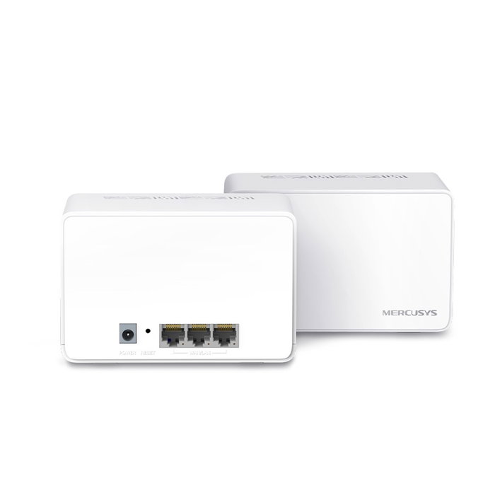 Mercusys Halo H80X Point d'accès WiFi 6 Mesh 2-Pack, 3x LAN Gigabit, 574 Mbps + 2402 Mbps Mercusys Halo H80X Point d'accès WiFi 6 Mesh 2-Pack, 3x LAN Gigabit, 574 Mbps + 2402 Mbps