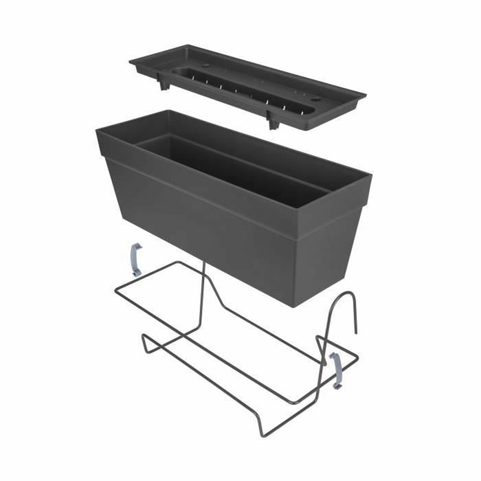 Elho Balconniere Loft Urban Allin1 - Noir