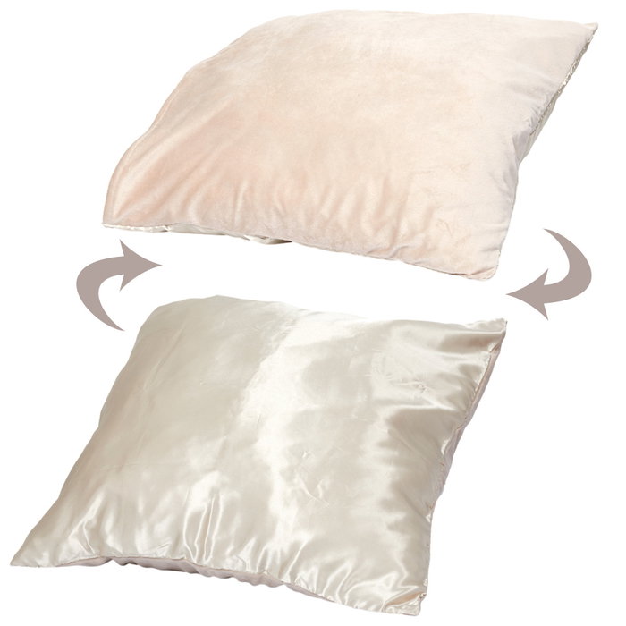 Cosmetic Club Taie d'oreiller réversible 60x60 cm Cosmetic Club Taie d'oreiller réversible 60x60 cm