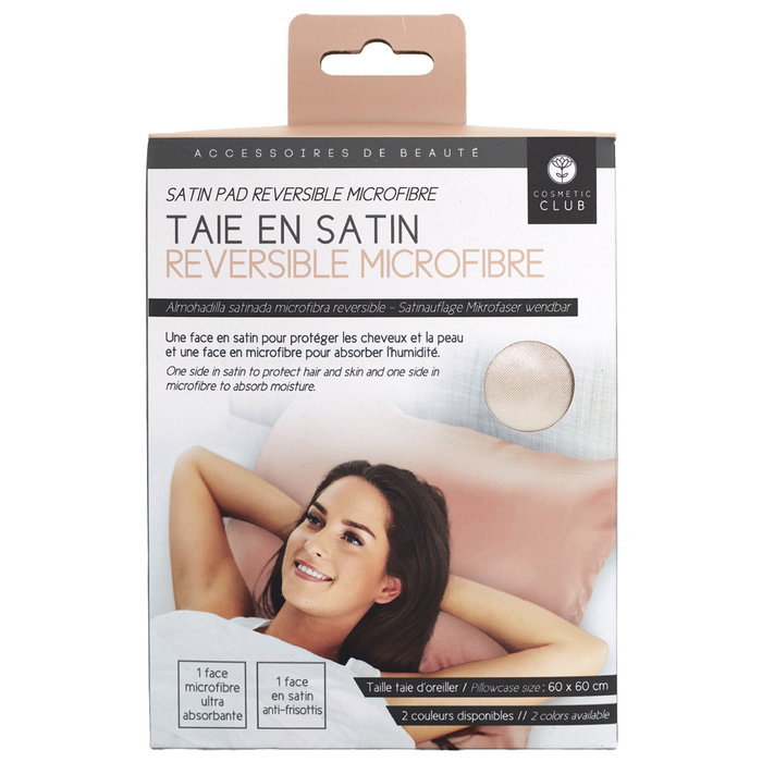 Cosmetic Club Taie d'oreiller réversible 60x60 cm Cosmetic Club Taie d'oreiller réversible 60x60 cm