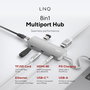 Hub USB Linq Byelements LQ49081 Blanc Gris