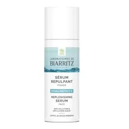 BIARRITZ Hydra Protect+ Serum Facial Rellenador 50Ml Bio - Sérum Visage Hydratation Intense Anti-Lumière Bleue Anti-Pollution