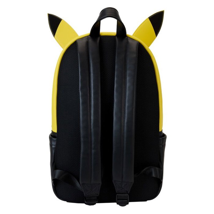 LOUNGEFLY Sac à dos Pikachu Pokemon en nylon 44 cm avec bretelles ajustables et fermeture éclair avant