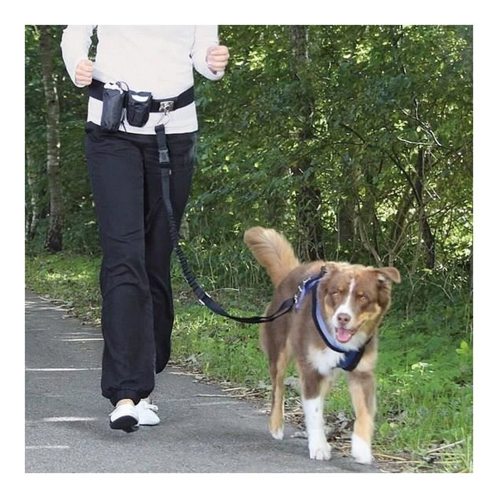 Trixie Ceinture avec laisse 1275 Noir