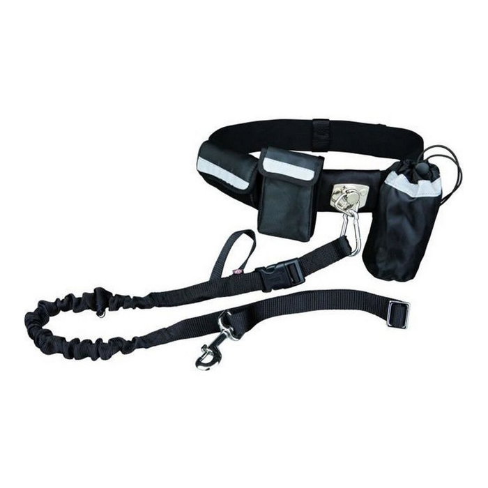 Trixie Ceinture avec laisse 1275 Noir