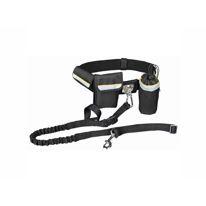 Trixie Ceinture avec laisse 1275 Noir