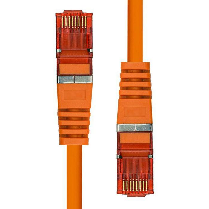 ProXtend Câble Ethernet CAT6 F/UTP CU Orange 10m