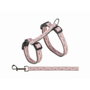 Trixie Harnais pour chat Gris/Rose (27-45 cm)