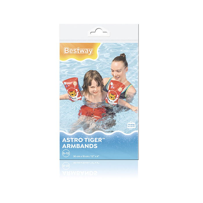 Bestway Gilet Gonflable Décoré Tropical 41x30 cm +3 à 6 Ans Plage et Piscine 32069