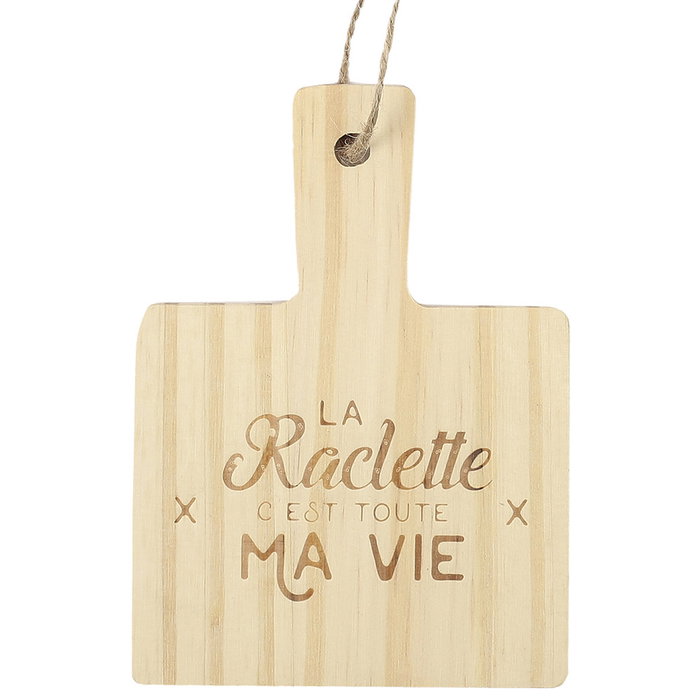 Cook Concept Lot de 4 dessous de plat raclette en bois de pin